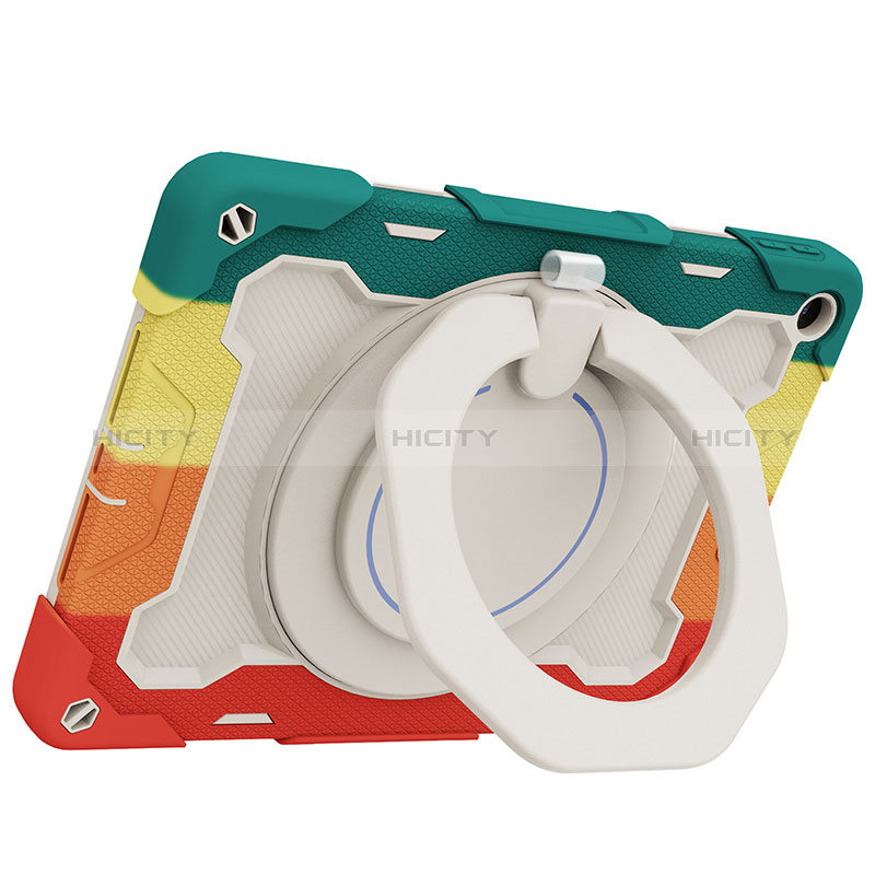 Custodia Silicone e Plastica Opaca Cover con Supporto L10 per Apple iPad 10.2 (2019)