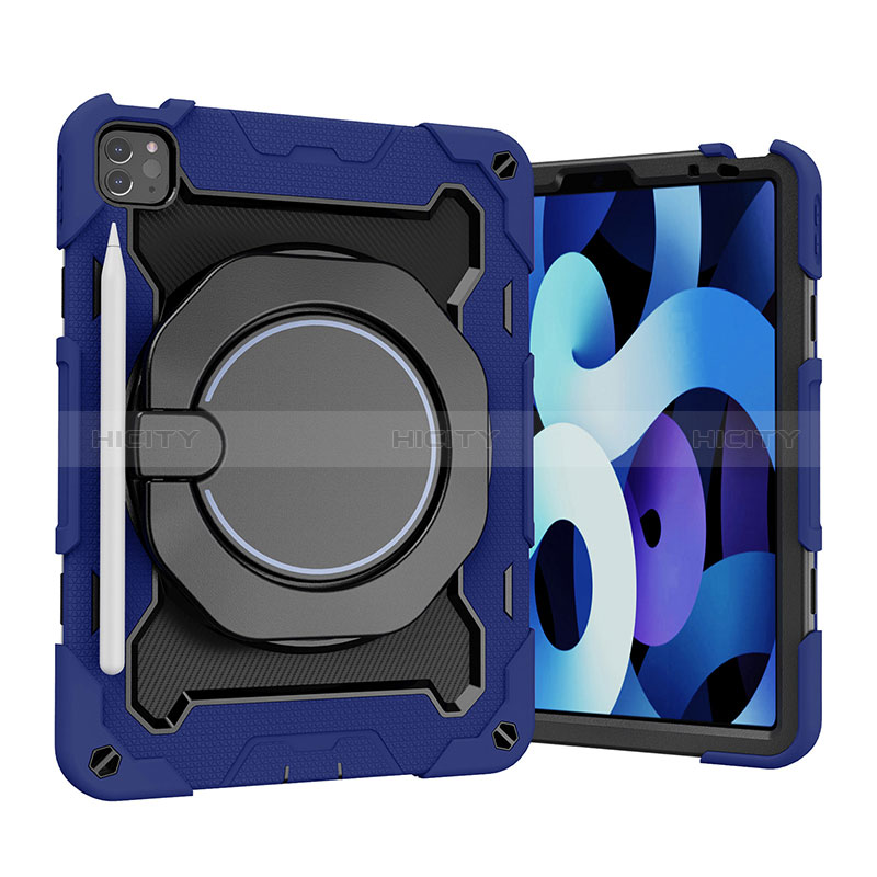 Custodia Silicone e Plastica Opaca Cover con Supporto L13 per Apple iPad Pro 11 (2022)