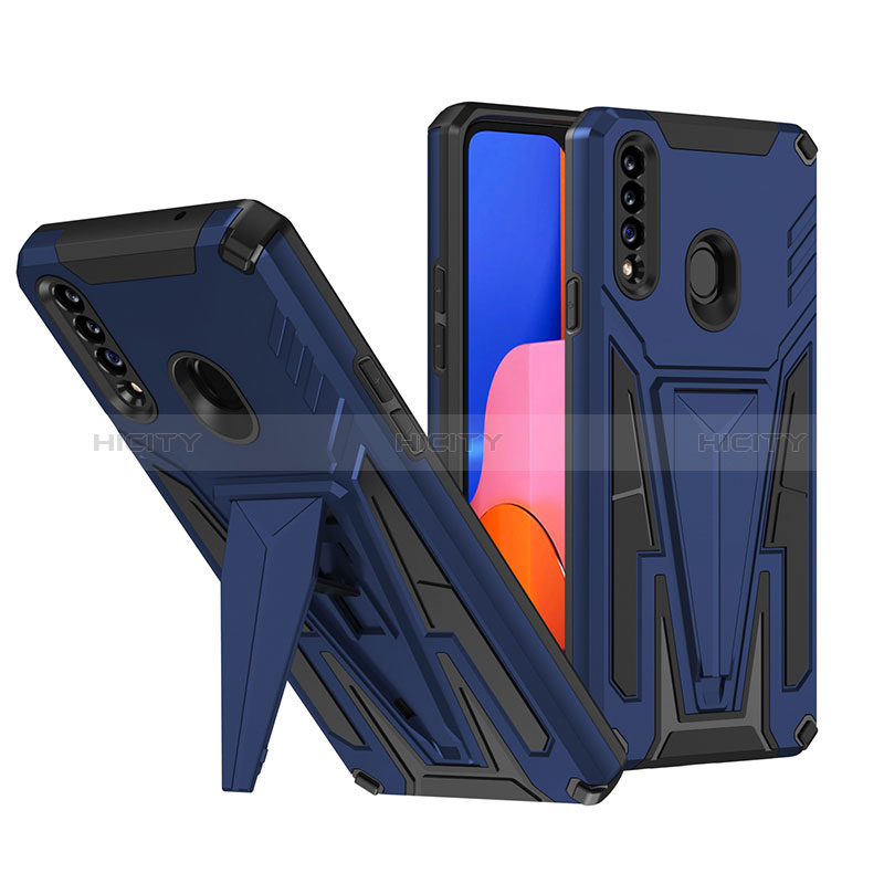 Custodia Silicone e Plastica Opaca Cover con Supporto MQ1 per Samsung Galaxy A20s