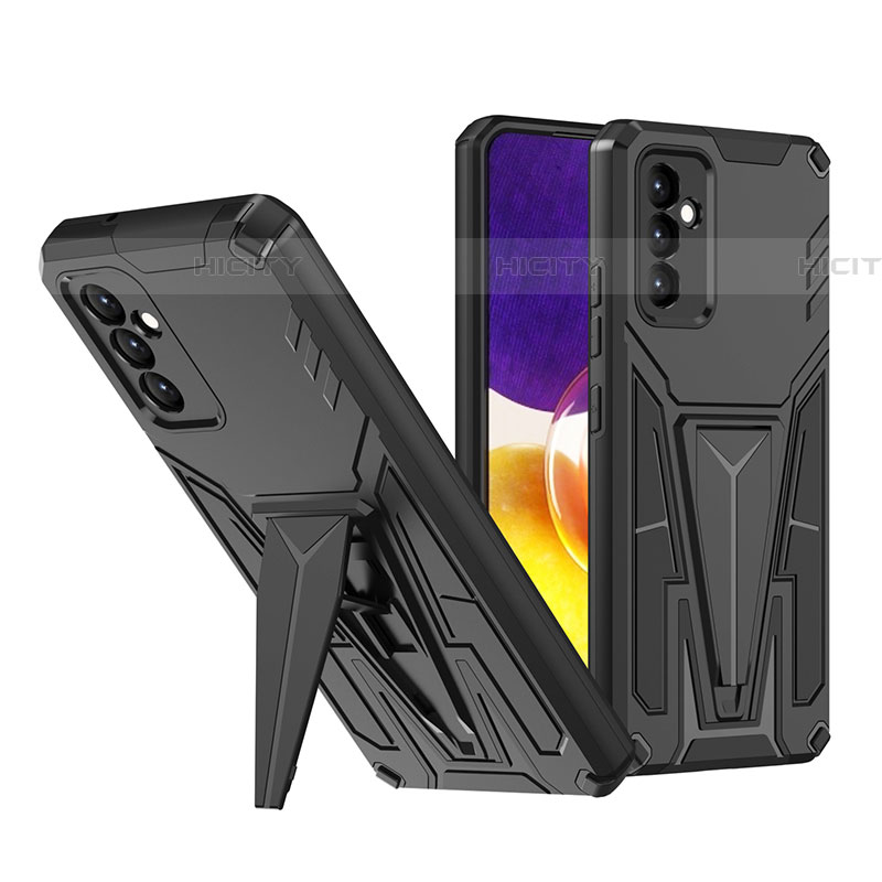 Custodia Silicone e Plastica Opaca Cover con Supporto MQ1 per Samsung Galaxy A24 4G