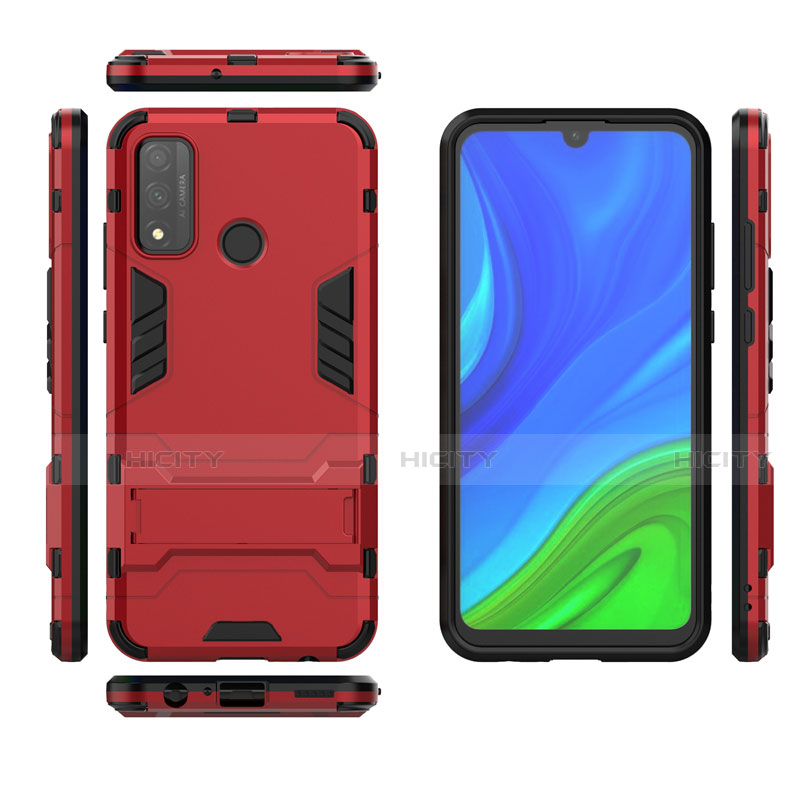 Custodia Silicone e Plastica Opaca Cover con Supporto per Huawei Nova Lite 3 Plus