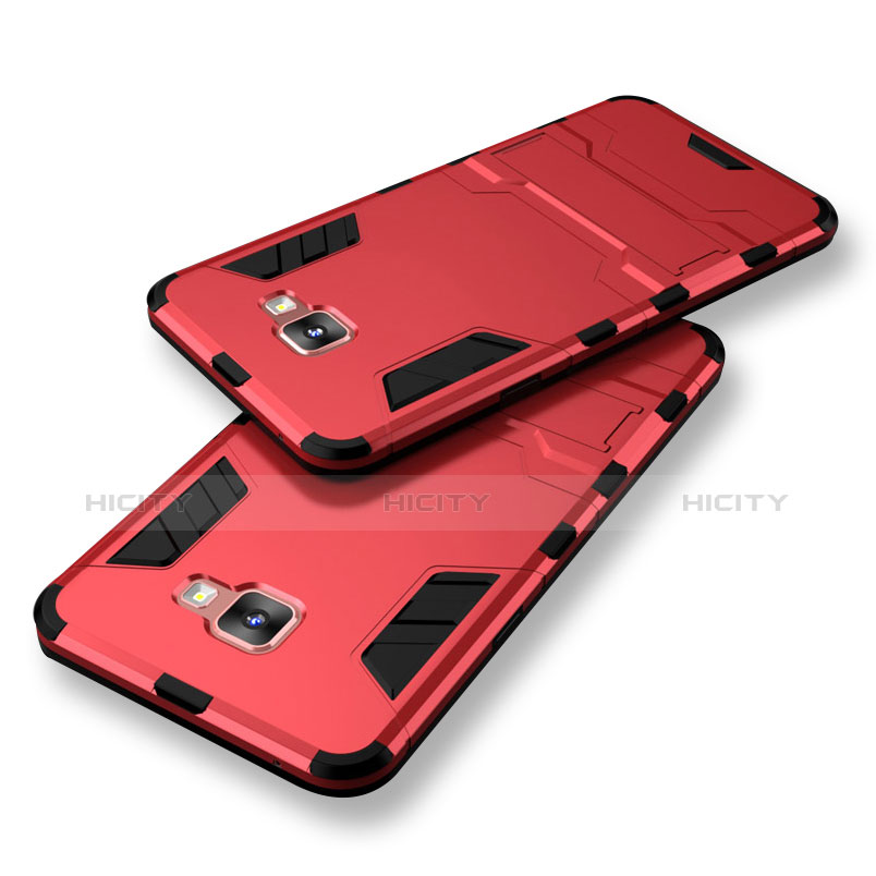 Custodia Silicone e Plastica Opaca Cover con Supporto per Samsung Galaxy A9 (2016) A9000