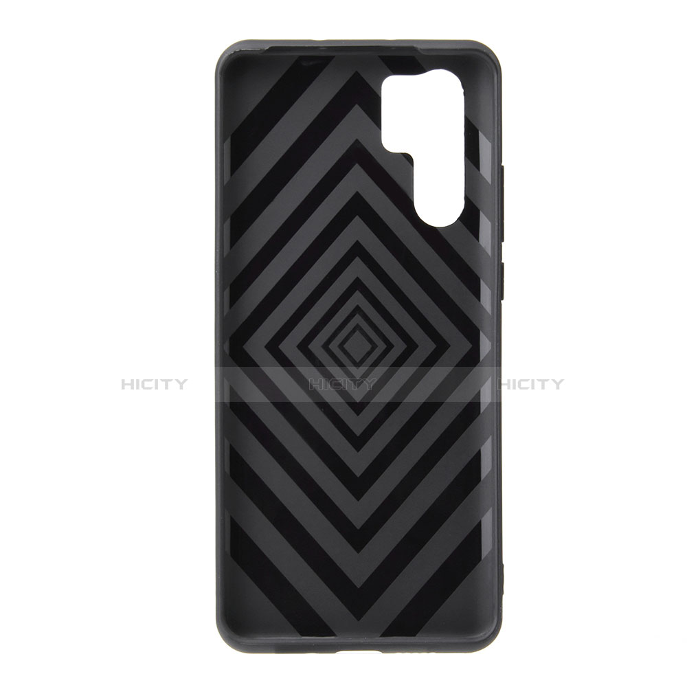 Custodia Silicone e Plastica Opaca Cover con Supporto T01 per Huawei P30 Pro New Edition