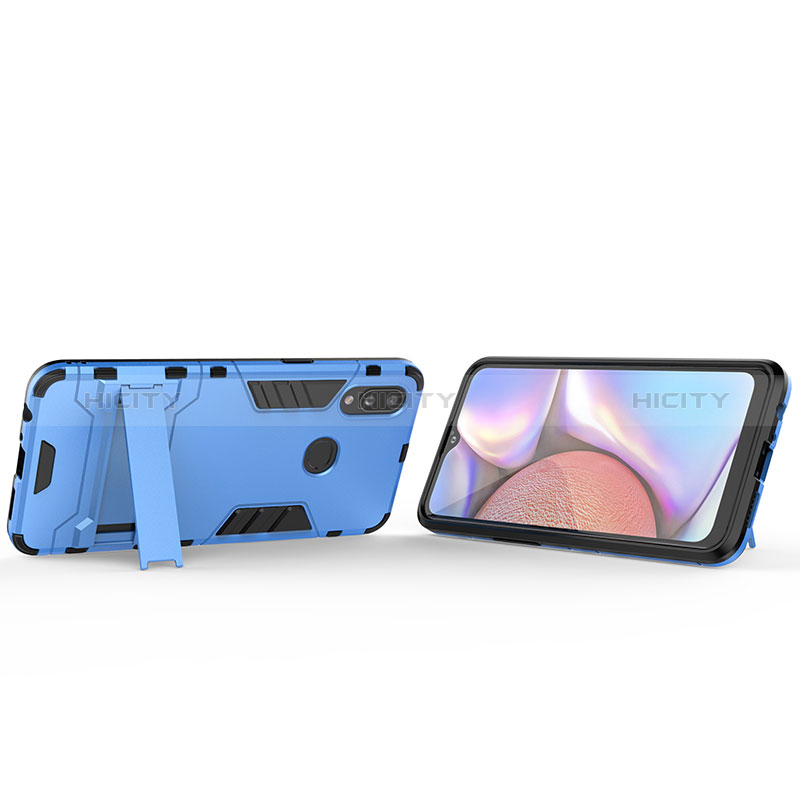 Custodia Silicone e Plastica Opaca Cover con Supporto T01 per Samsung Galaxy A10s