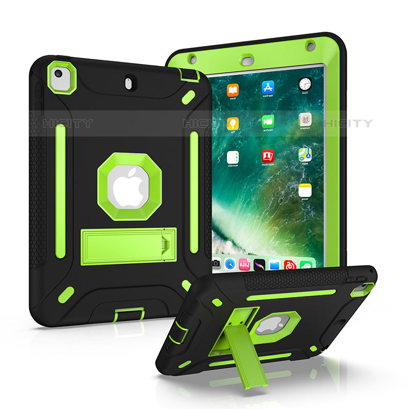 Custodia Silicone e Plastica Opaca Cover con Supporto YJ1 per Apple iPad Mini 4