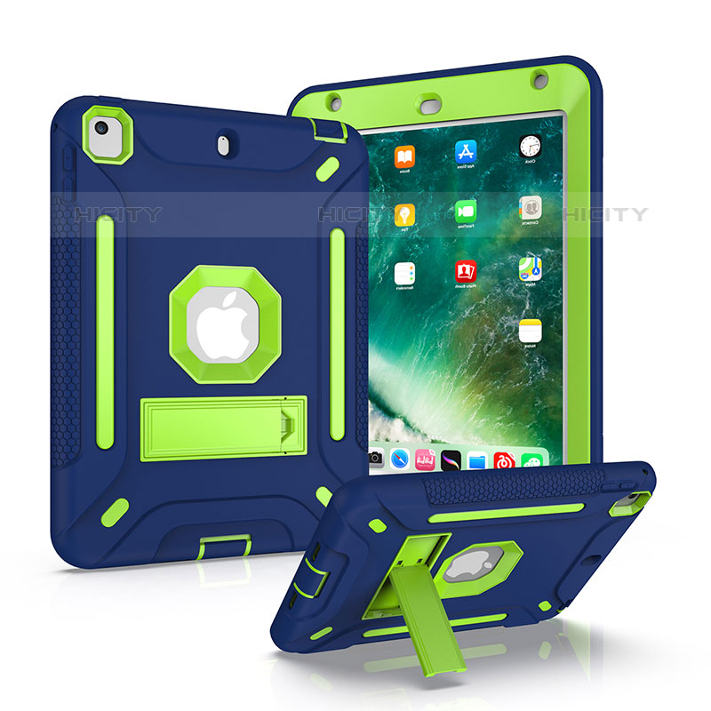 Custodia Silicone e Plastica Opaca Cover con Supporto YJ1 per Apple iPad Mini 4