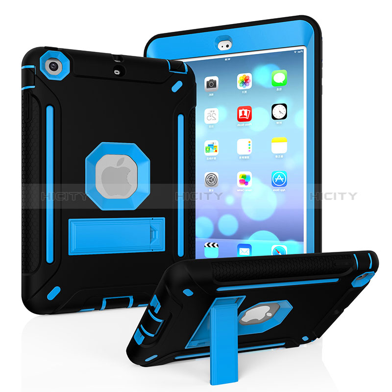 Custodia Silicone e Plastica Opaca Cover con Supporto YJ2 per Apple iPad Mini 3