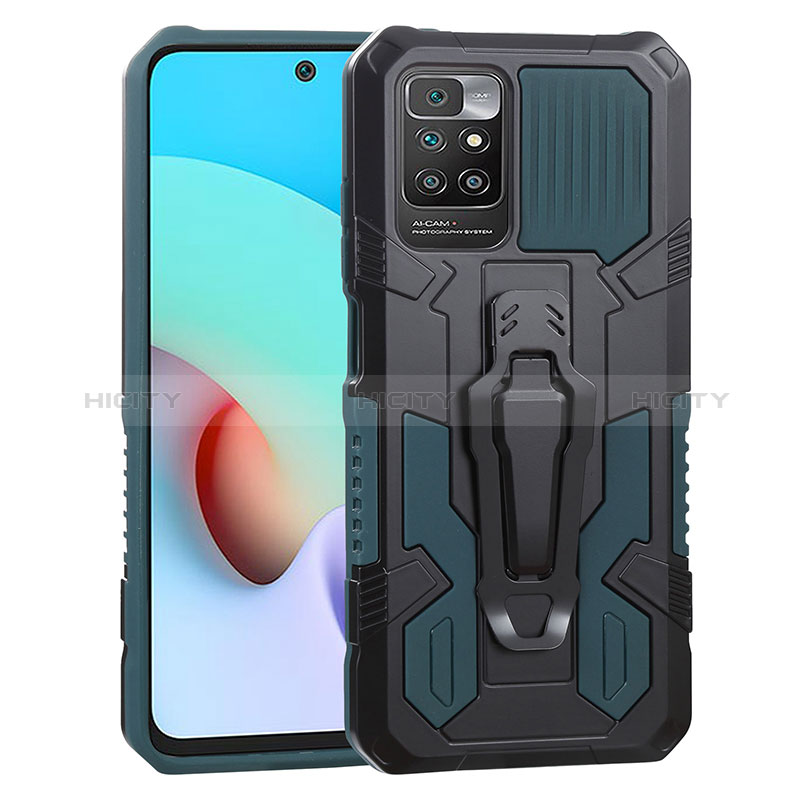 Custodia Silicone e Plastica Opaca Cover con Supporto ZJ2 per Xiaomi Redmi Note 11 4G (2021)