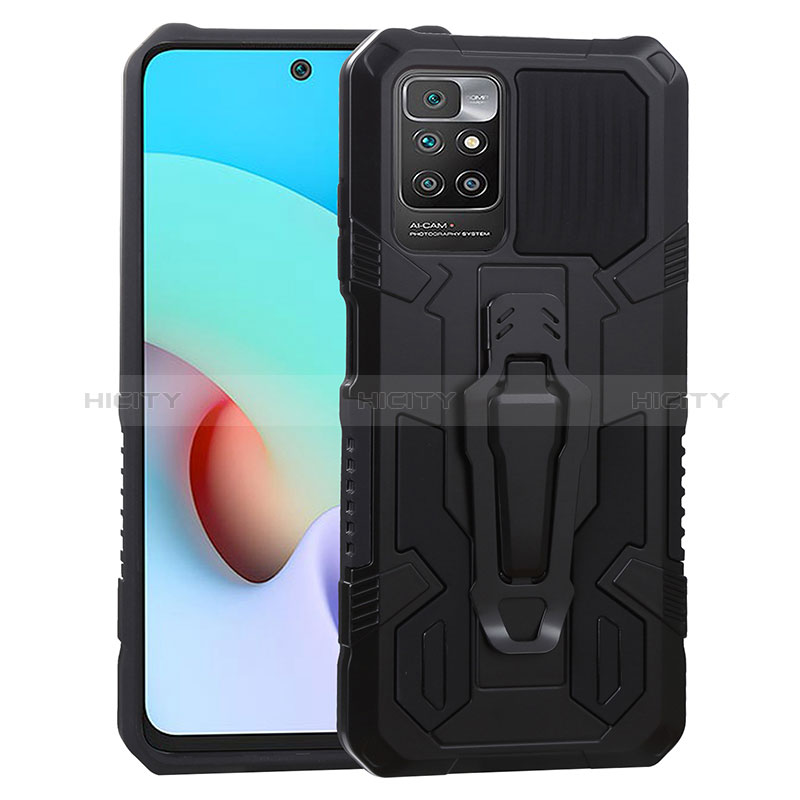 Custodia Silicone e Plastica Opaca Cover con Supporto ZJ2 per Xiaomi Redmi Note 11 4G (2021)