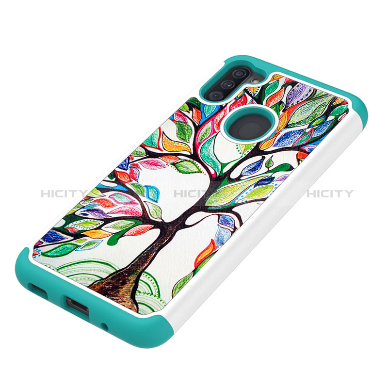 Custodia Silicone e Plastica Opaca Cover Fronte e Retro 360 Gradi JX1 per Samsung Galaxy A11