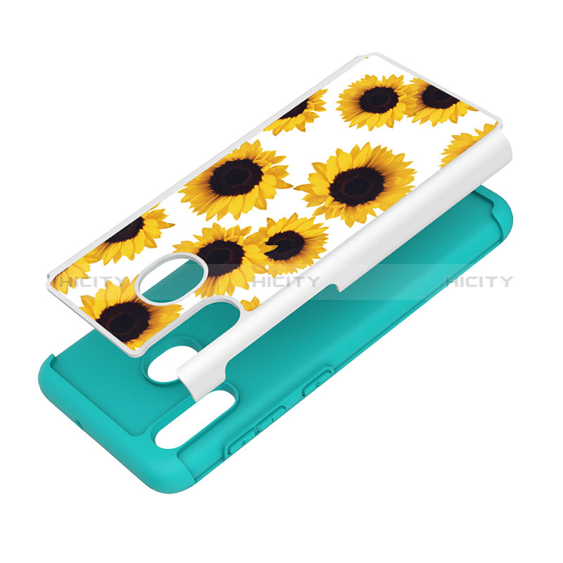 Custodia Silicone e Plastica Opaca Cover Fronte e Retro 360 Gradi JX1 per Samsung Galaxy A30