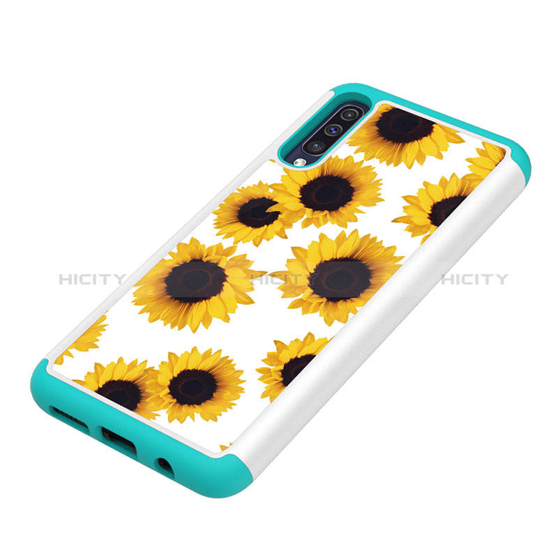 Custodia Silicone e Plastica Opaca Cover Fronte e Retro 360 Gradi JX1 per Samsung Galaxy A50