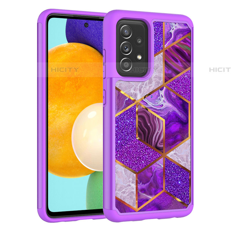 Custodia Silicone e Plastica Opaca Cover Fronte e Retro 360 Gradi JX1 per Samsung Galaxy A52 4G