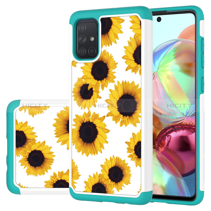 Custodia Silicone e Plastica Opaca Cover Fronte e Retro 360 Gradi JX1 per Samsung Galaxy A71 5G