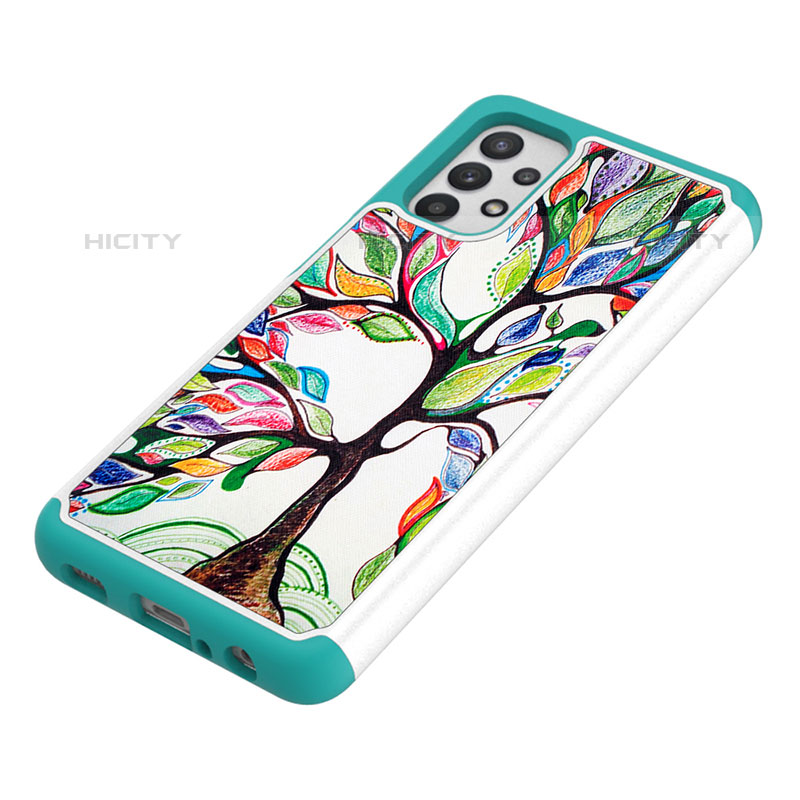 Custodia Silicone e Plastica Opaca Cover Fronte e Retro 360 Gradi JX1 per Samsung Galaxy M32 5G