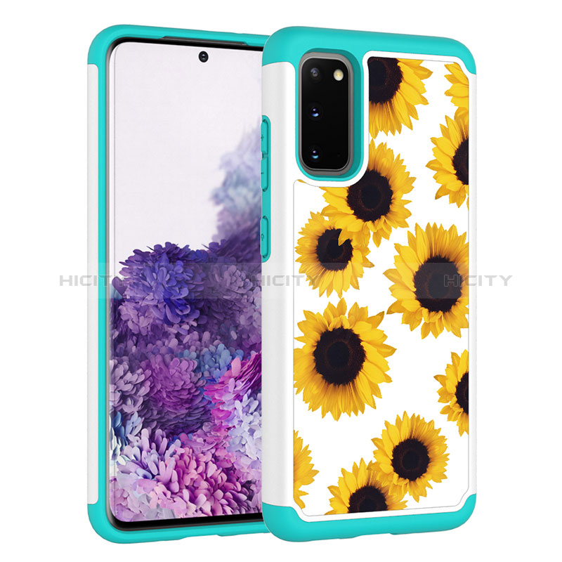 Custodia Silicone e Plastica Opaca Cover Fronte e Retro 360 Gradi JX1 per Samsung Galaxy S20