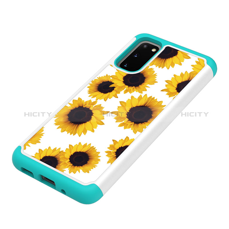 Custodia Silicone e Plastica Opaca Cover Fronte e Retro 360 Gradi JX1 per Samsung Galaxy S20