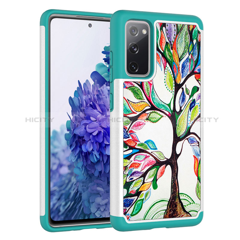 Custodia Silicone e Plastica Opaca Cover Fronte e Retro 360 Gradi JX1 per Samsung Galaxy S20 FE (2022) 5G