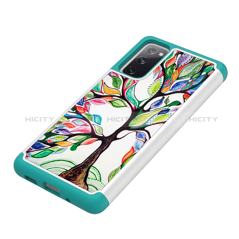 Custodia Silicone e Plastica Opaca Cover Fronte e Retro 360 Gradi JX1 per Samsung Galaxy S20 FE (2022) 5G