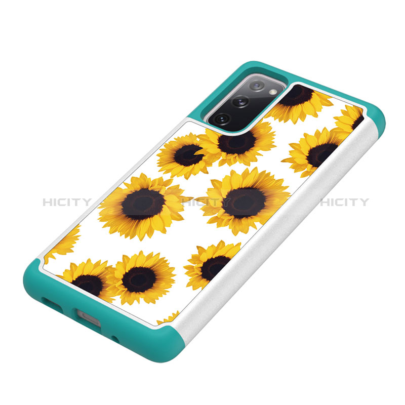 Custodia Silicone e Plastica Opaca Cover Fronte e Retro 360 Gradi JX1 per Samsung Galaxy S20 FE 4G