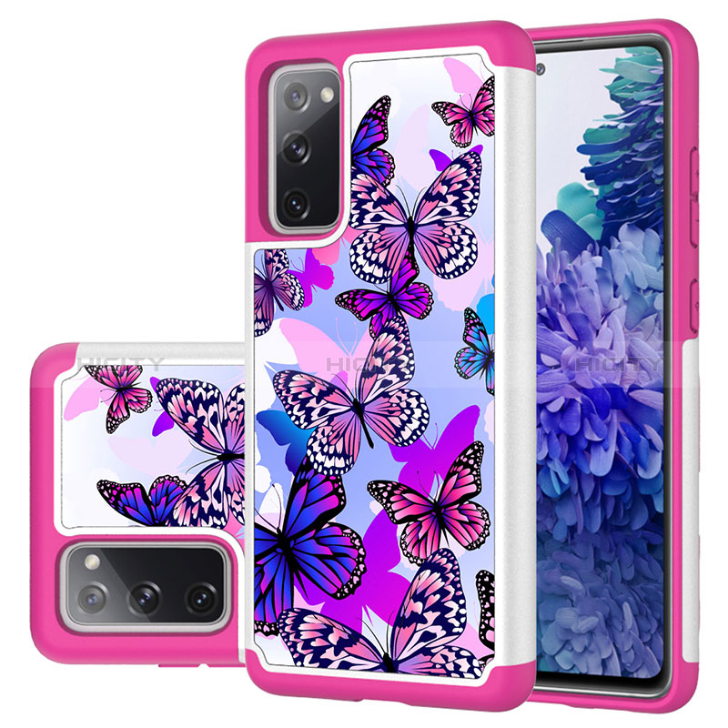 Custodia Silicone e Plastica Opaca Cover Fronte e Retro 360 Gradi JX1 per Samsung Galaxy S20 FE 5G