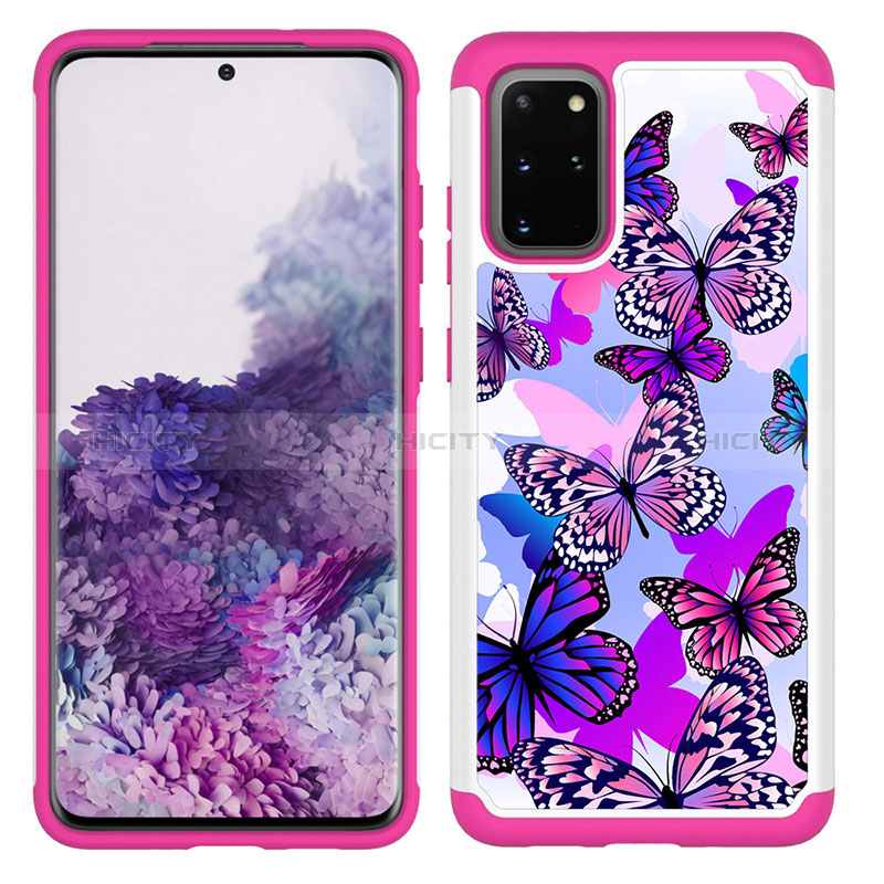 Custodia Silicone e Plastica Opaca Cover Fronte e Retro 360 Gradi JX1 per Samsung Galaxy S20 Plus 5G