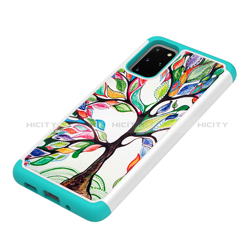 Custodia Silicone e Plastica Opaca Cover Fronte e Retro 360 Gradi JX1 per Samsung Galaxy S20 Plus 5G