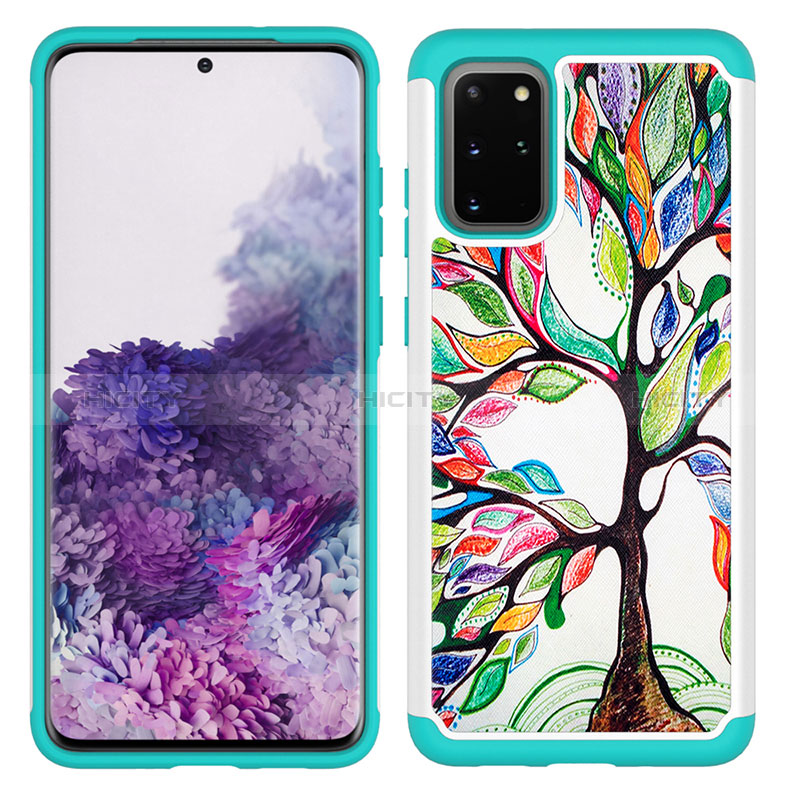 Custodia Silicone e Plastica Opaca Cover Fronte e Retro 360 Gradi JX1 per Samsung Galaxy S20 Plus 5G