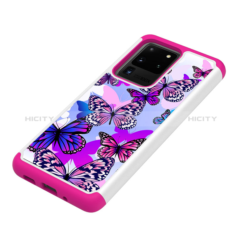 Custodia Silicone e Plastica Opaca Cover Fronte e Retro 360 Gradi JX1 per Samsung Galaxy S20 Ultra 5G