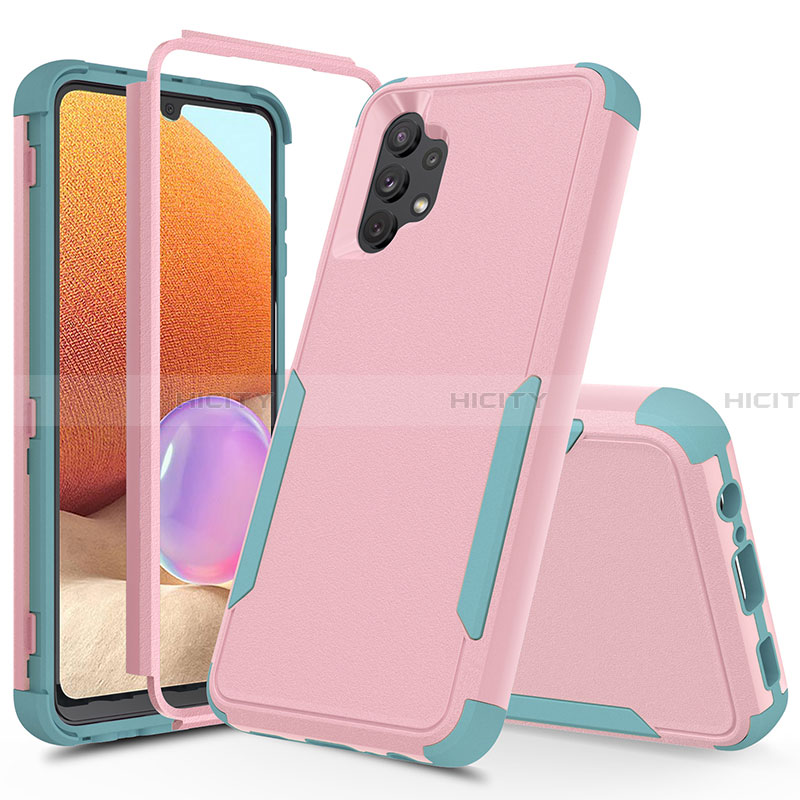 Custodia Silicone e Plastica Opaca Cover Fronte e Retro 360 Gradi MQ1 per Samsung Galaxy A32 5G