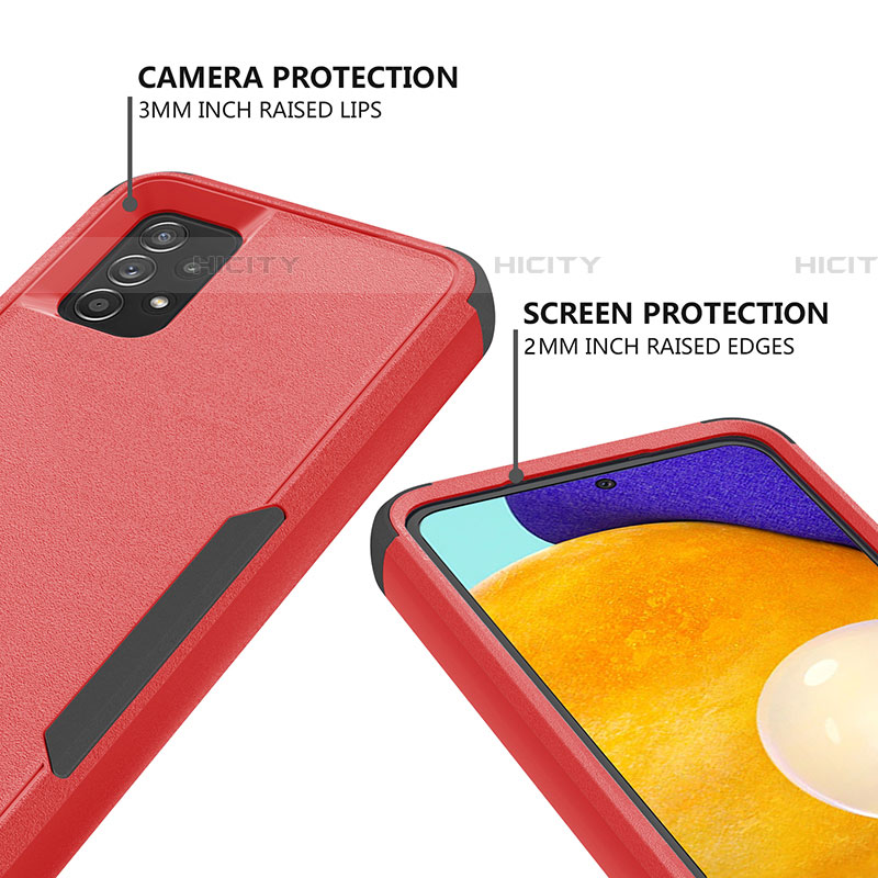 Custodia Silicone e Plastica Opaca Cover Fronte e Retro 360 Gradi MQ1 per Samsung Galaxy A52 4G