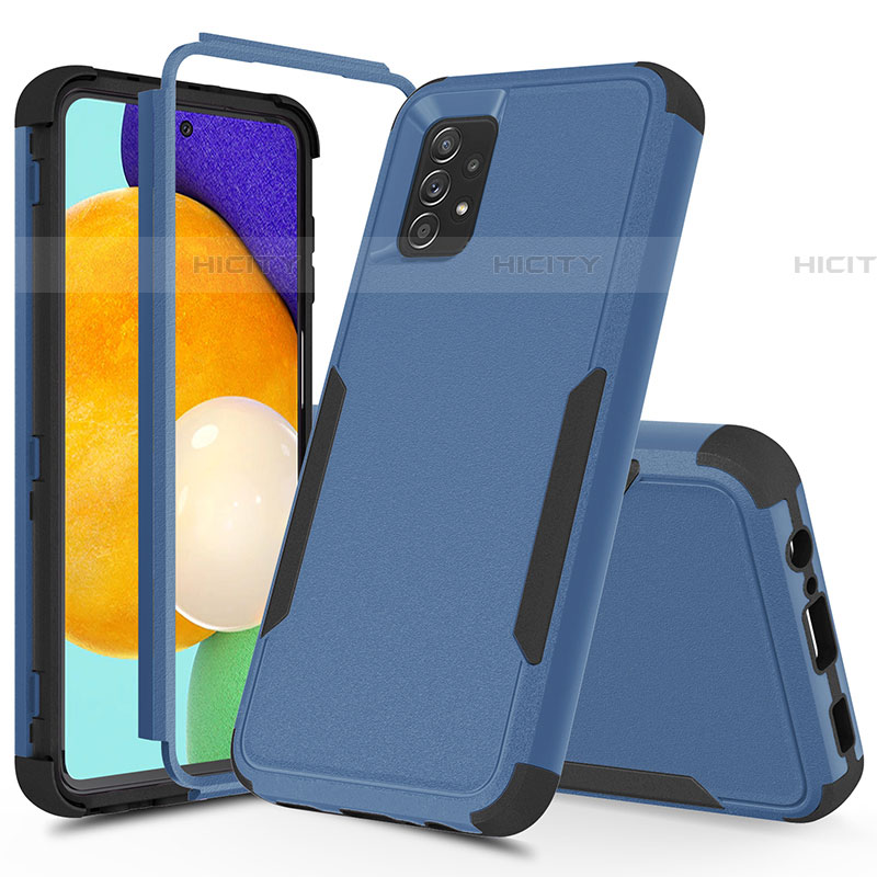 Custodia Silicone e Plastica Opaca Cover Fronte e Retro 360 Gradi MQ1 per Samsung Galaxy A52 4G