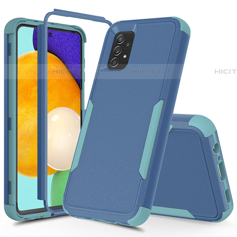 Custodia Silicone e Plastica Opaca Cover Fronte e Retro 360 Gradi MQ1 per Samsung Galaxy A52 5G