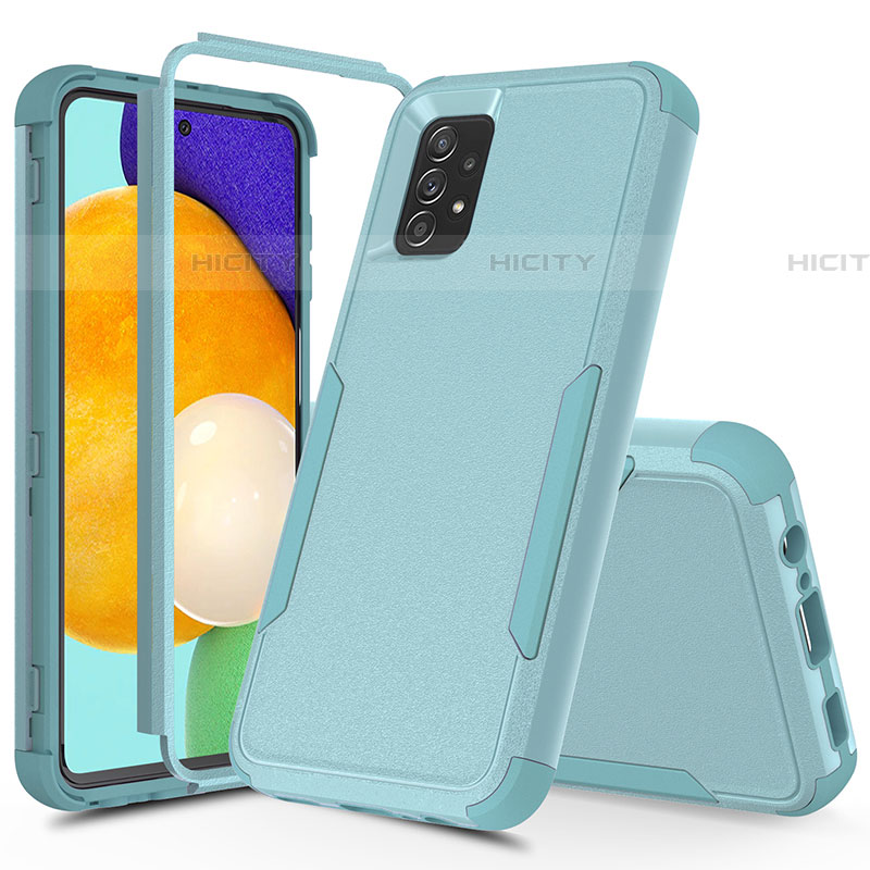 Custodia Silicone e Plastica Opaca Cover Fronte e Retro 360 Gradi MQ1 per Samsung Galaxy A52 5G