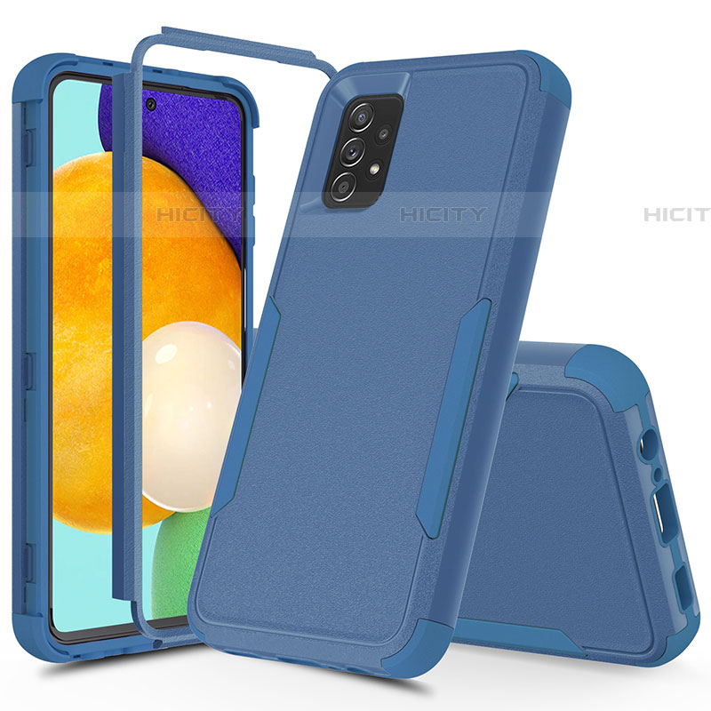 Custodia Silicone e Plastica Opaca Cover Fronte e Retro 360 Gradi MQ1 per Samsung Galaxy A52 5G