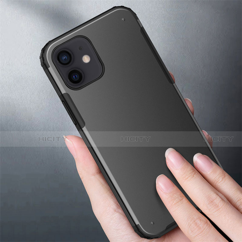 Custodia Silicone e Plastica Opaca Cover Fronte e Retro 360 Gradi per Apple iPhone 12