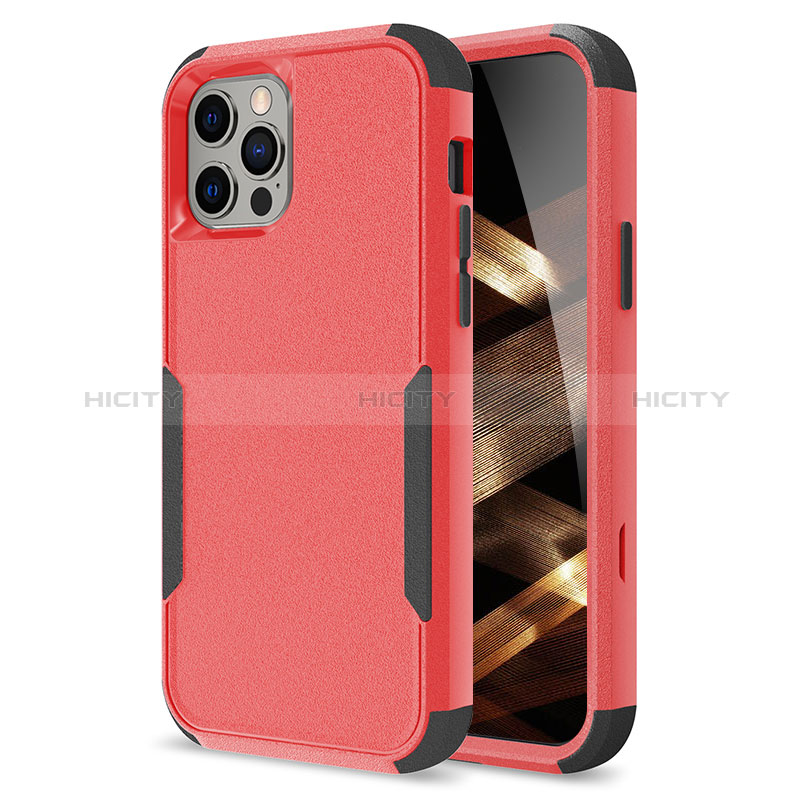 Custodia Silicone e Plastica Opaca Cover Fronte e Retro 360 Gradi per Apple iPhone 14 Pro