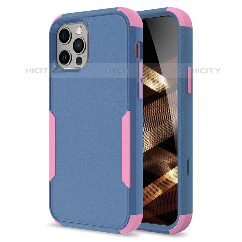 Custodia Silicone e Plastica Opaca Cover Fronte e Retro 360 Gradi per Apple iPhone 16 Pro Max