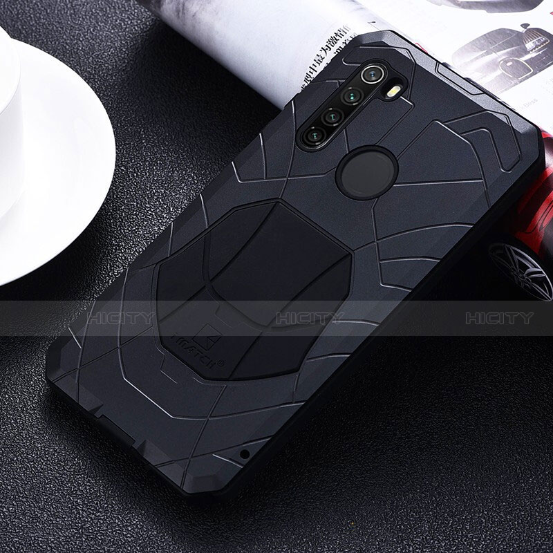 Custodia Silicone e Plastica Opaca Cover Fronte e Retro 360 Gradi R01 per Xiaomi Redmi Note 8 (2021)