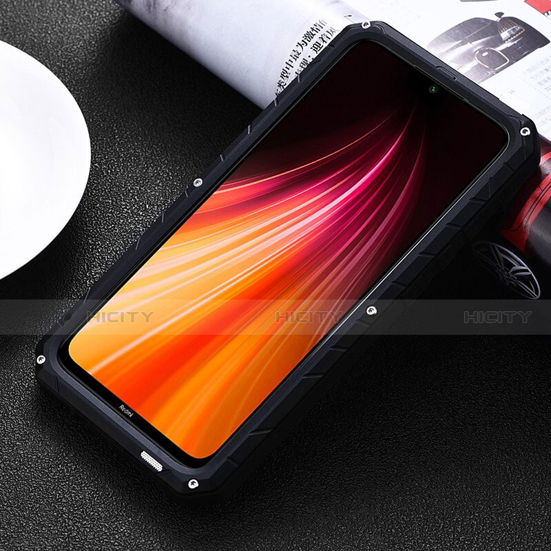 Custodia Silicone e Plastica Opaca Cover Fronte e Retro 360 Gradi R01 per Xiaomi Redmi Note 8 (2021)