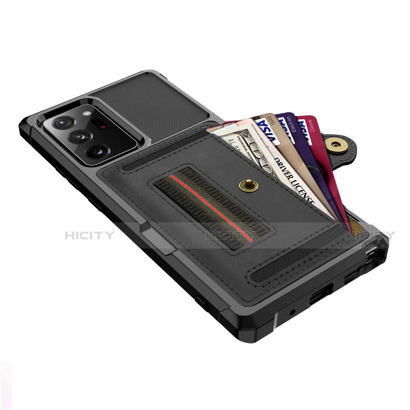 Custodia Silicone e Plastica Opaca Cover Fronte e Retro 360 Gradi R05 per Samsung Galaxy Note 20 Ultra 5G