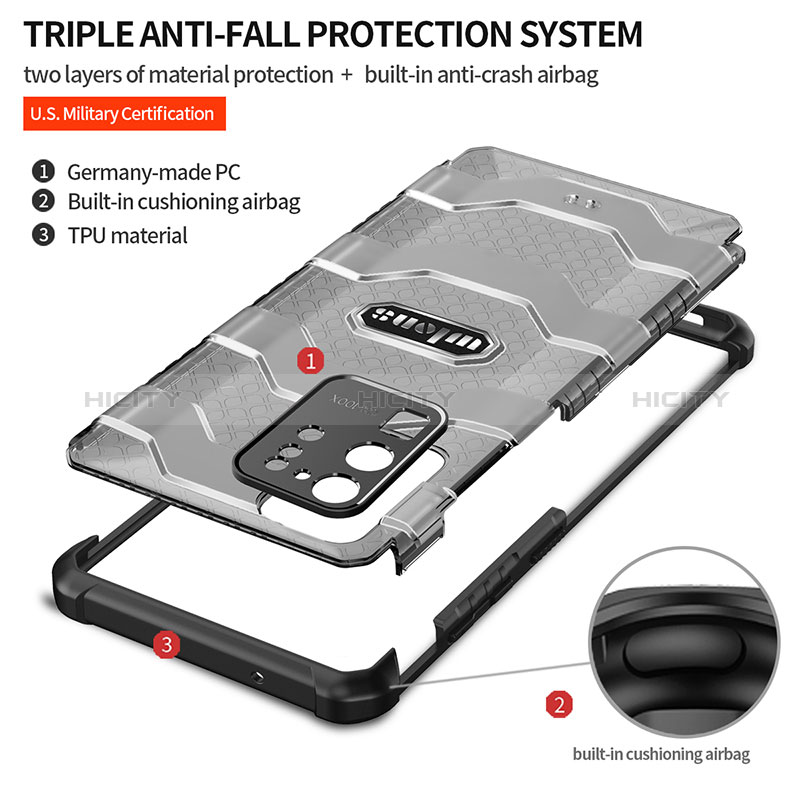 Custodia Silicone e Plastica Opaca Cover Fronte e Retro 360 Gradi WL1 per Samsung Galaxy S20 Ultra