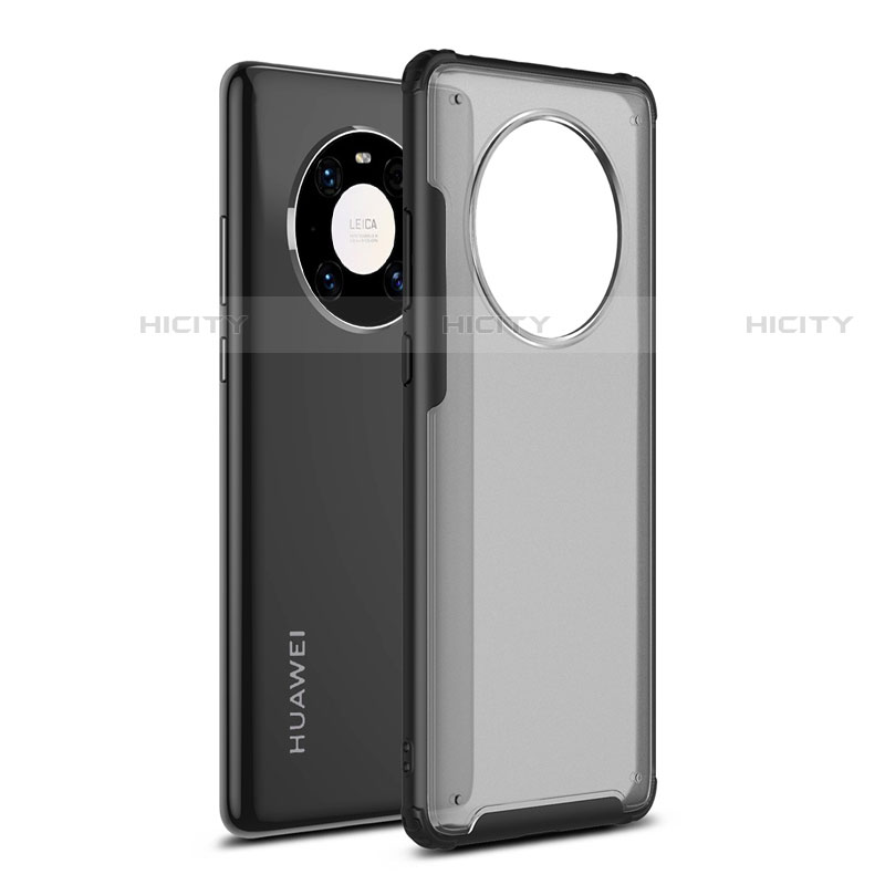 Custodia Silicone e Plastica Opaca Cover per Huawei Mate 40E Pro 4G Nero