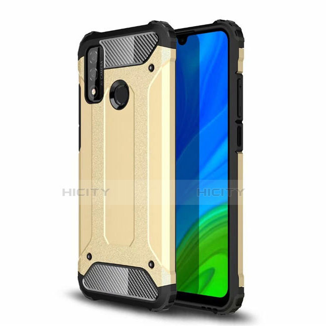 Custodia Silicone e Plastica Opaca Cover per Huawei Nova Lite 3 Plus Oro