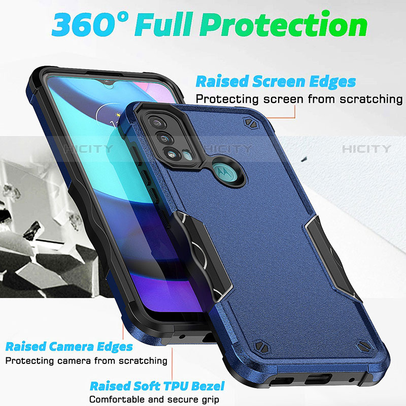 Custodia Silicone e Plastica Opaca Cover per Motorola Moto E20