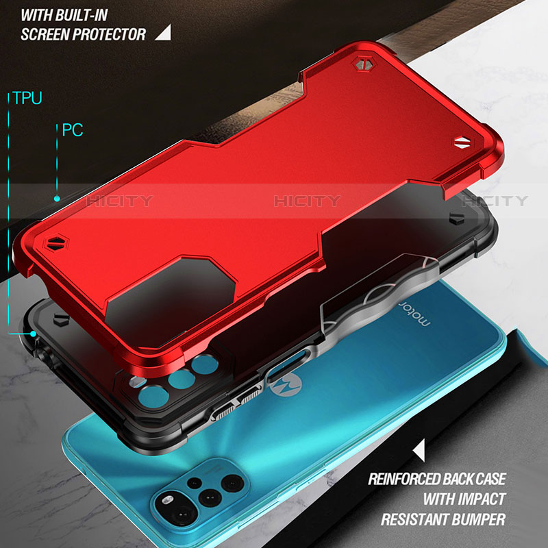 Custodia Silicone e Plastica Opaca Cover per Motorola Moto G22