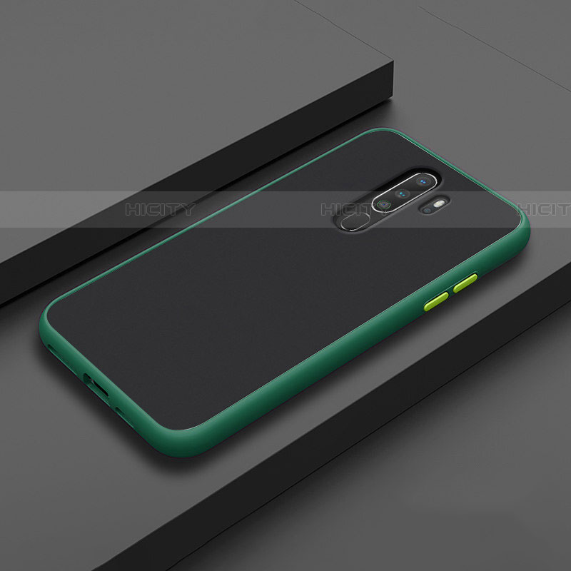 Custodia Silicone e Plastica Opaca Cover per Oppo A11 Ciano