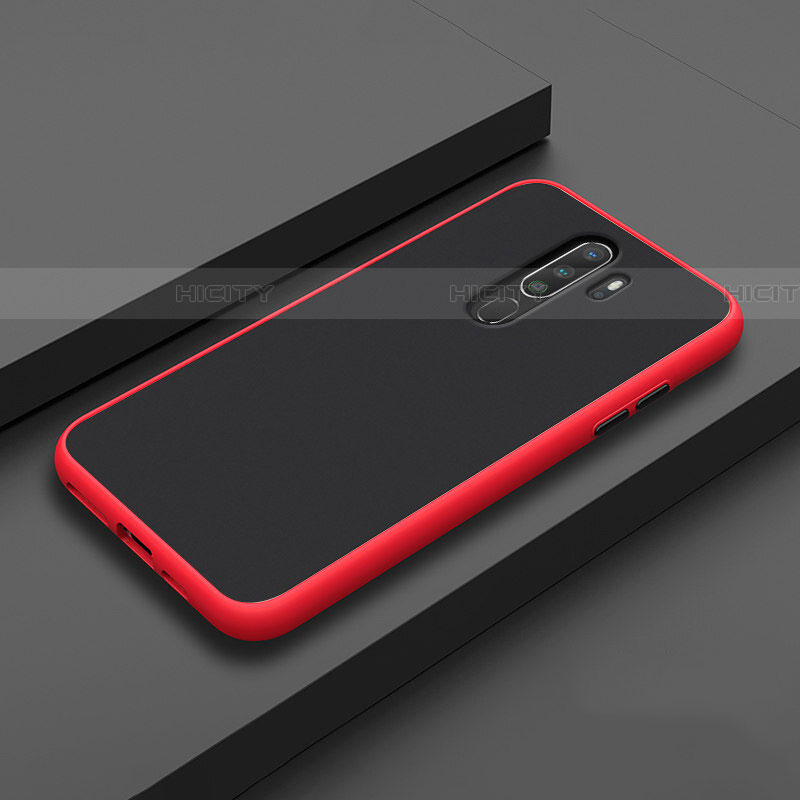 Custodia Silicone e Plastica Opaca Cover per Oppo A11 Rosso