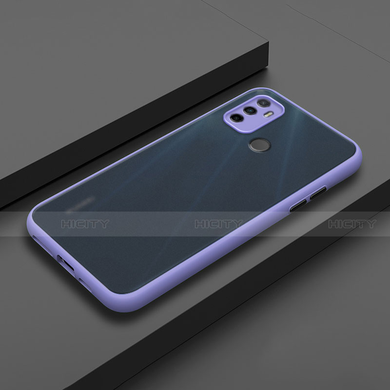 Custodia Silicone e Plastica Opaca Cover per Oppo A32 Viola