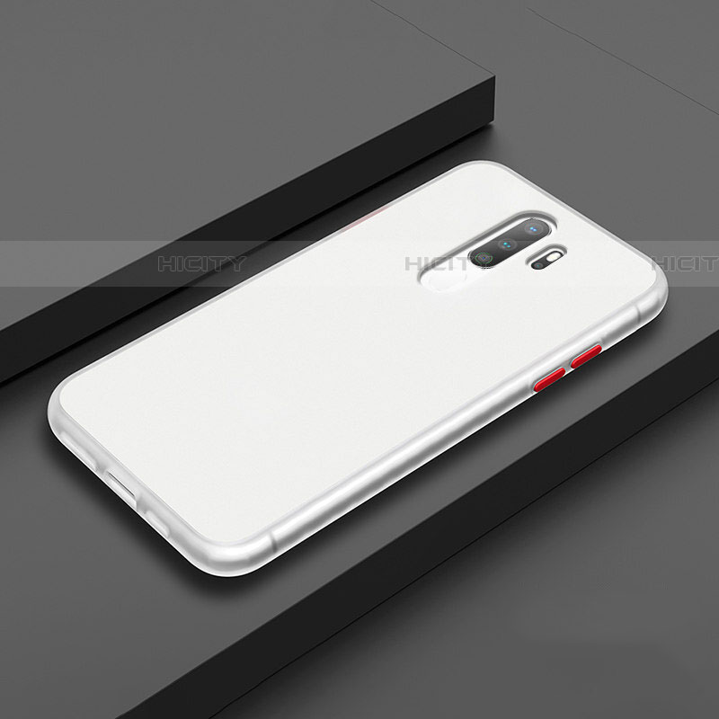 Custodia Silicone e Plastica Opaca Cover per Oppo A9 (2020) Bianco